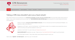 Desktop Screenshot of cpr-resources.com